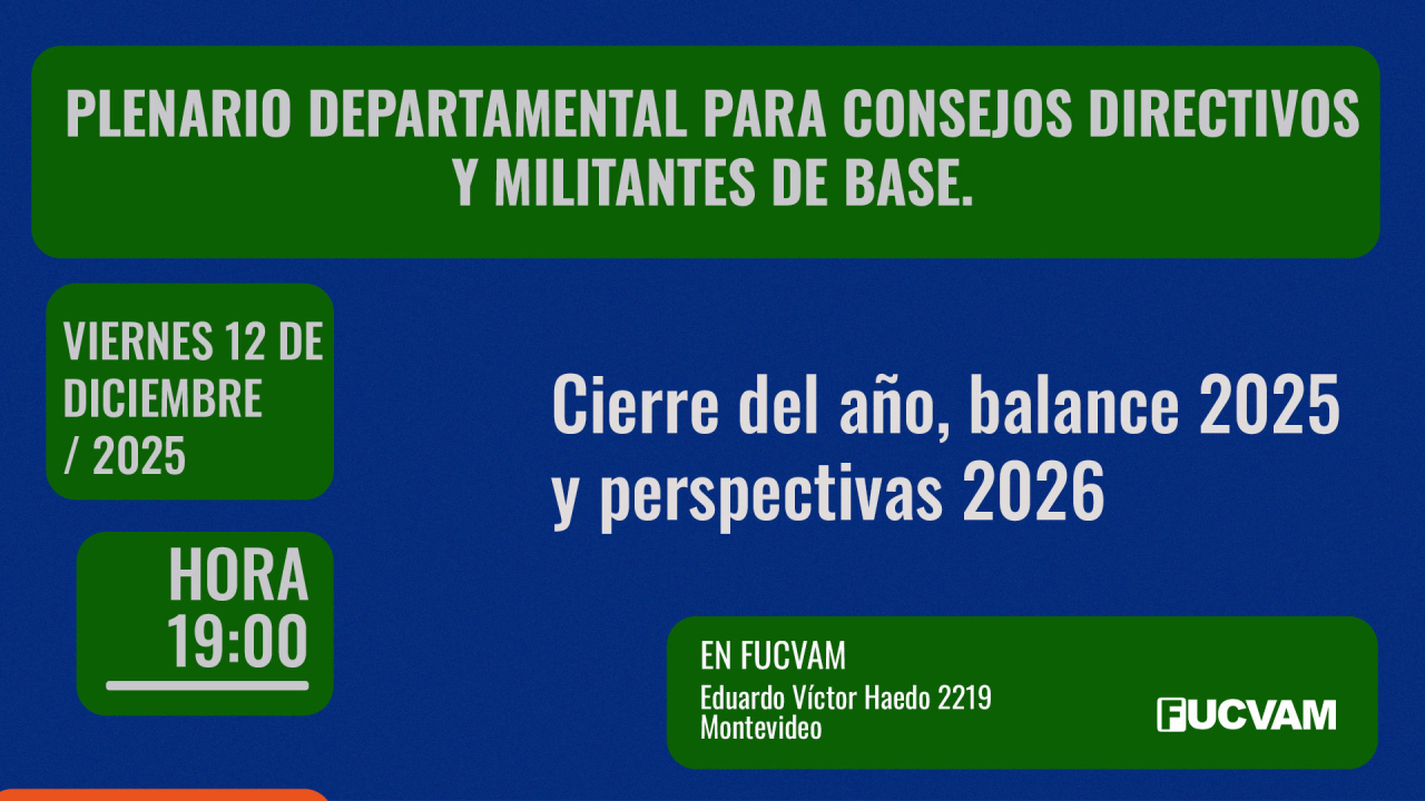 Plenario departamental