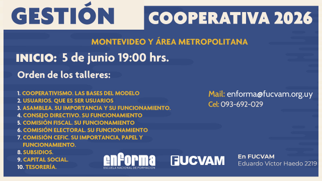 curso gestión cooperativa 2026